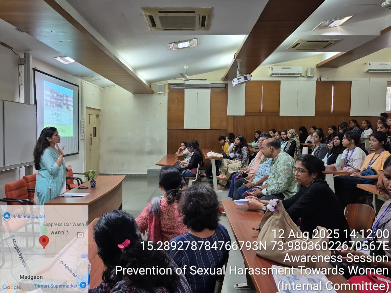 POSH awareness session for students - Ms. Yamini Dalvi