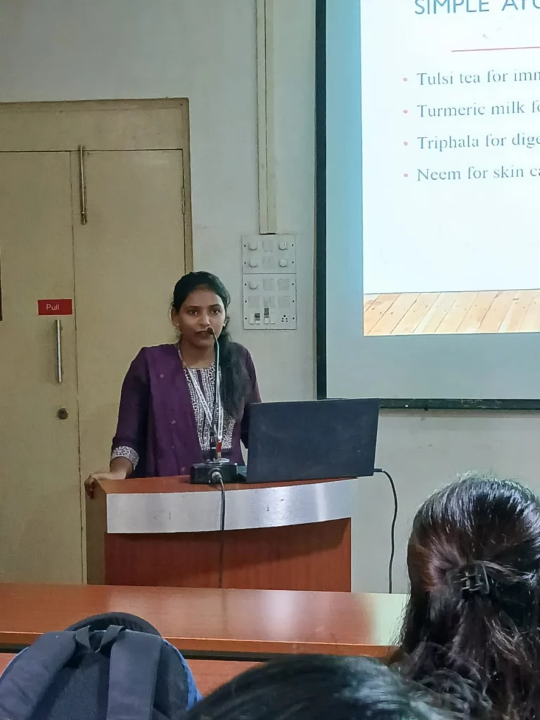 Ayurveda Day Talk, 2025-26