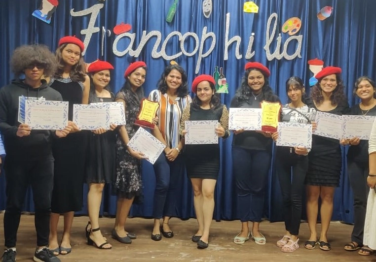 Francophilia - Winners of Competition at Goa University
